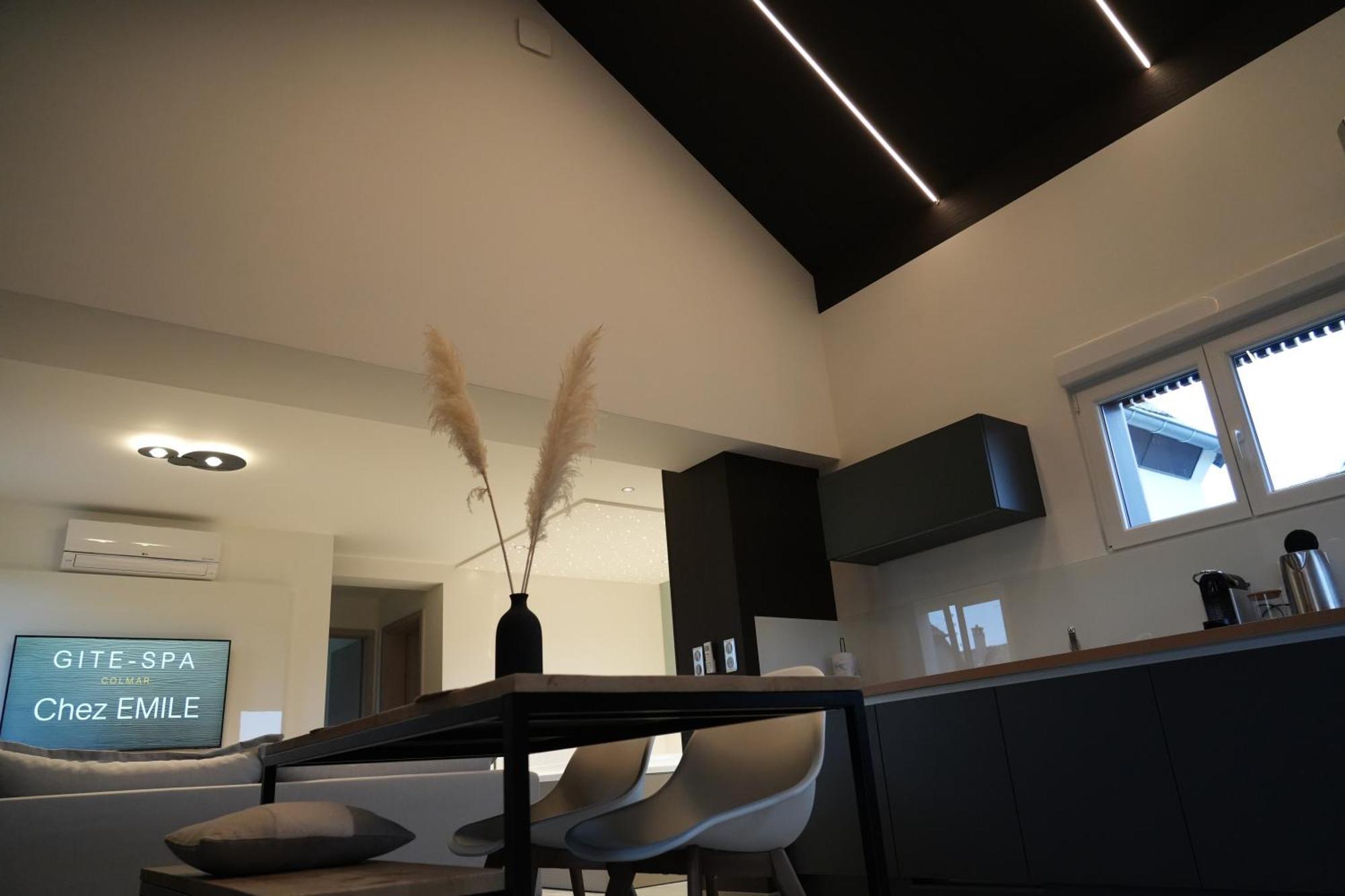 Gite Spa L'Atelier Emile - Spa Privatif - 5 Min Colmar Sainte-Croix-en-Plaine Pokoj fotografie